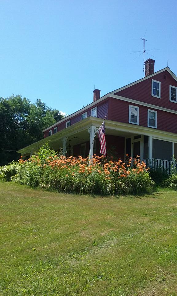 The house from the driveway